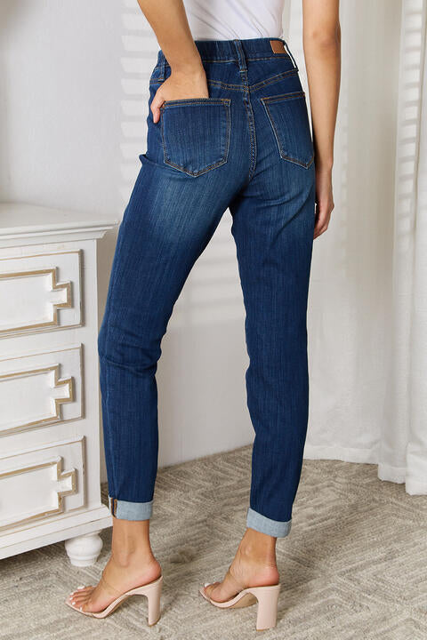 Judy Blue Skinny Cropped Jeans (available in plus size)