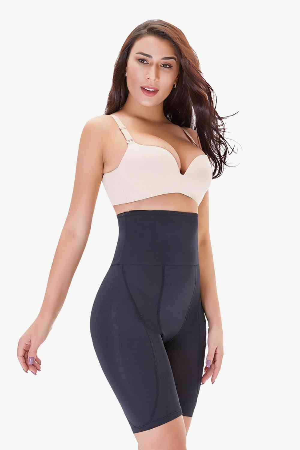 High Waisted Pull-On Shaping Shorts (available in plus sizes)