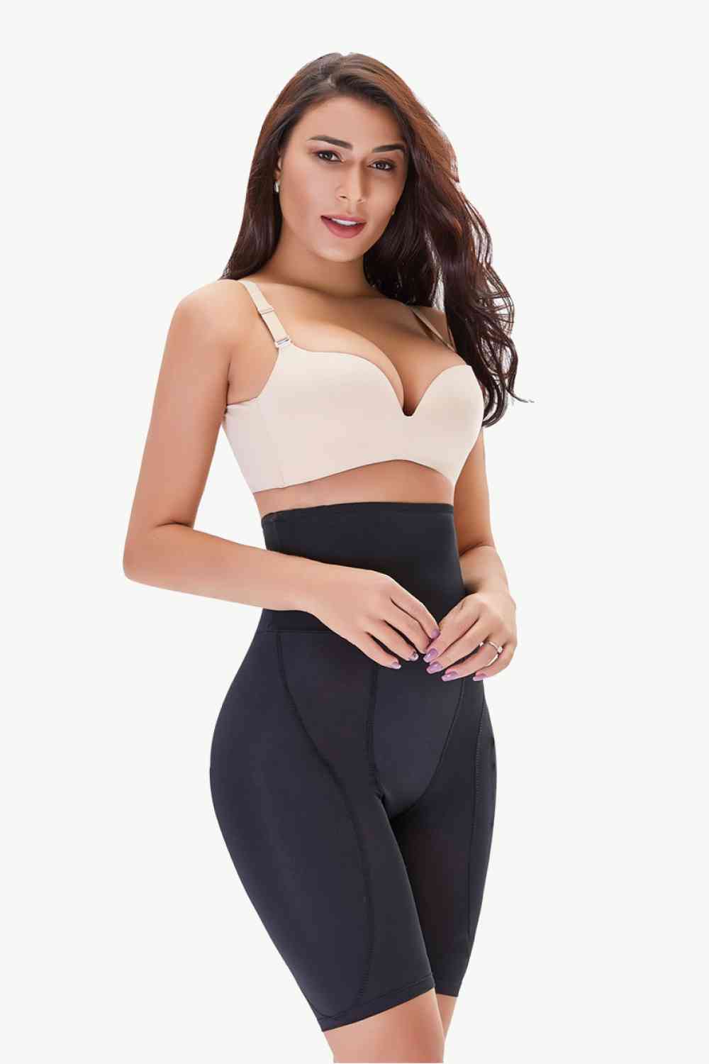 High Waisted Pull-On Shaping Shorts (available in plus sizes)